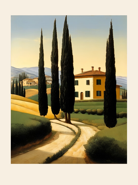 Плакат The Golden Road To Tuscany