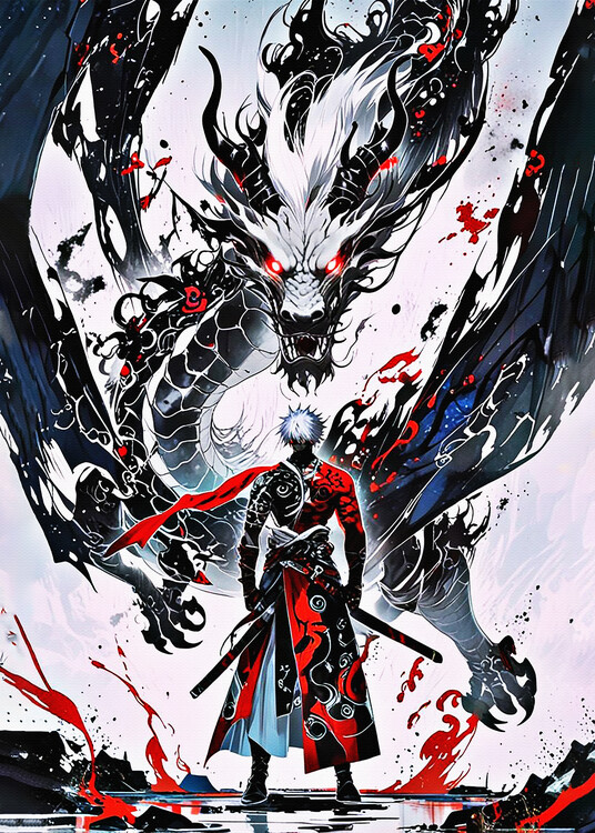 Poster samurai the last dragon