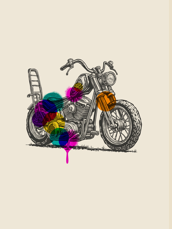 Плакат Fuel & Color
