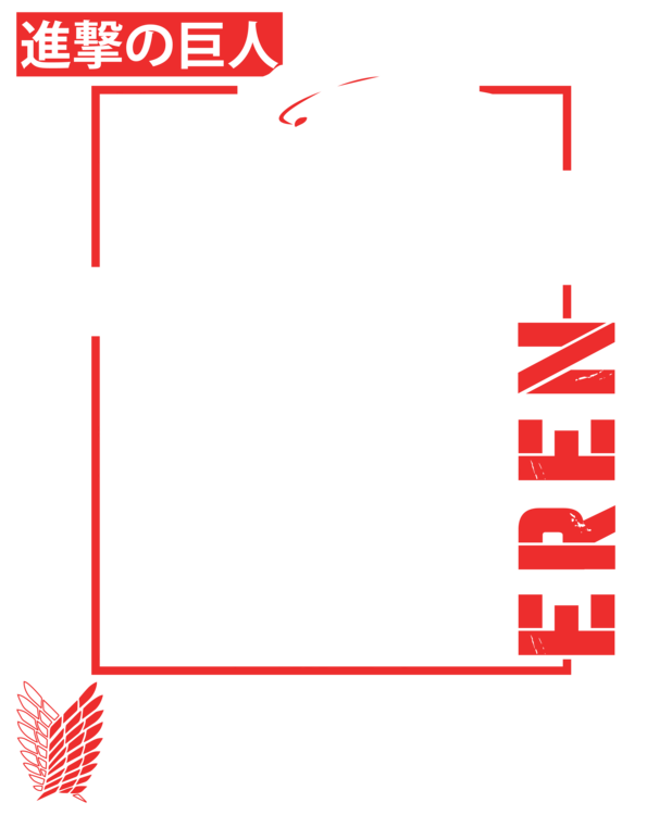T-shirt Eren attack titan