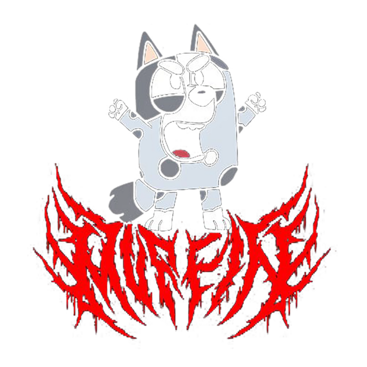 T-shirt muffin dog metal