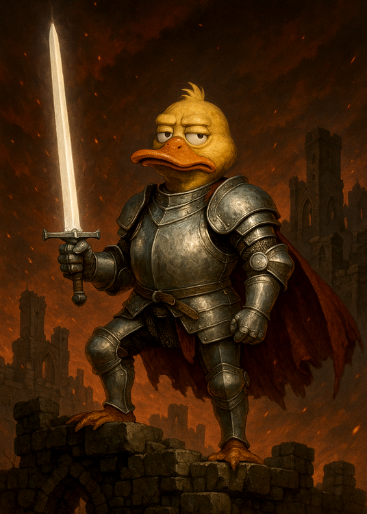 Poster Duck Knight