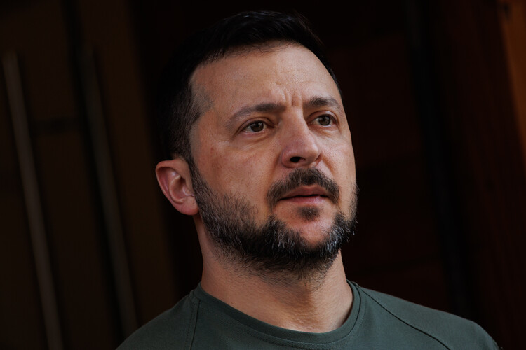 Poster Zelenski Visits Congress Of Deputies