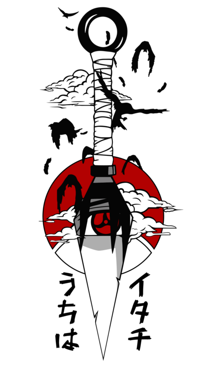 T-shirt Uchiha Kunai