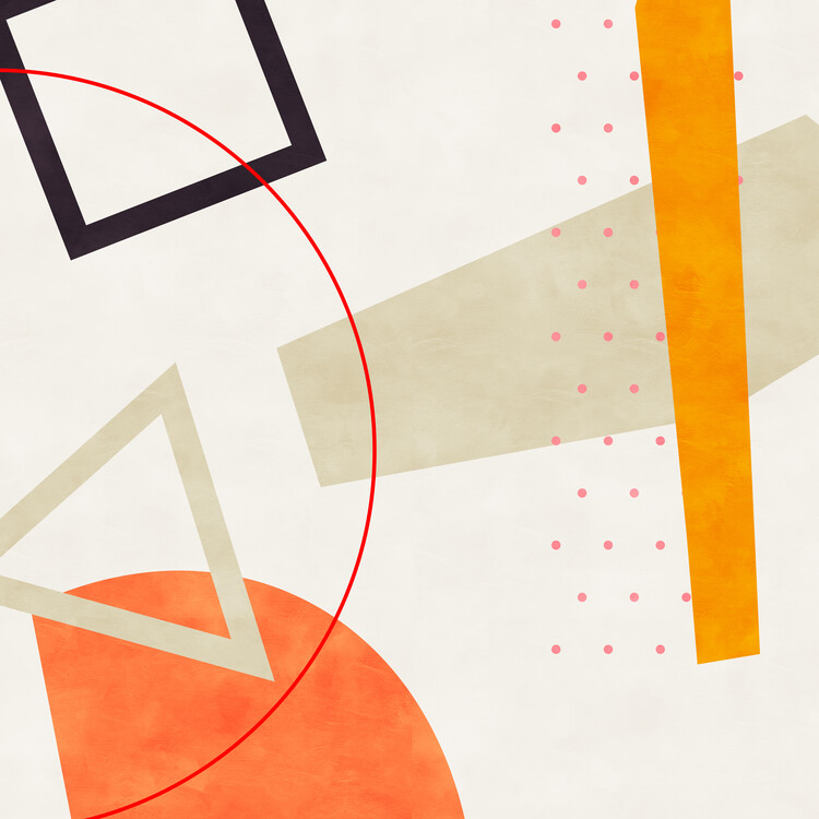 Poster Mid Bauhaus Geometry 6