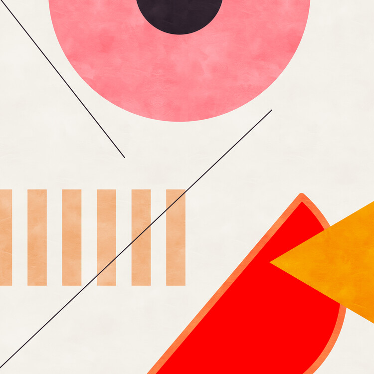 Poster Mid Bauhaus Geometry 2