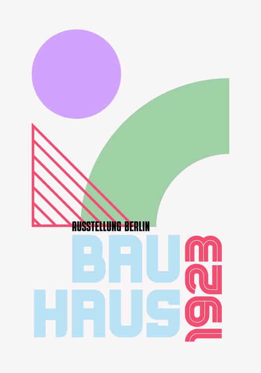 Poster Bauhaus Geometry