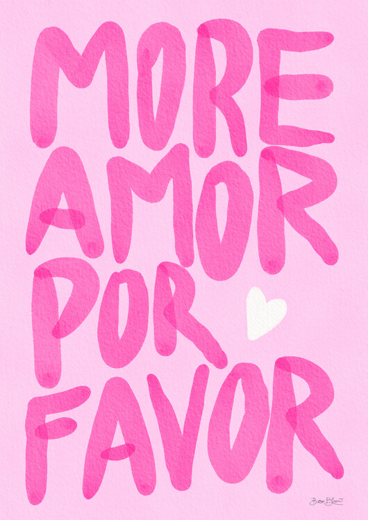 Poster More Amor Por Favor