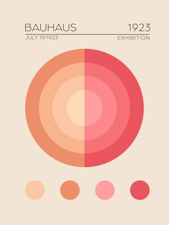Poster Bauhaus Circles