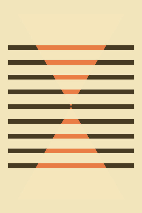 Poster Faded Geometric #1