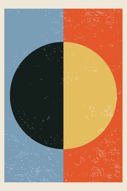 Canvas Print Minimal Abstract Shapes Series #1