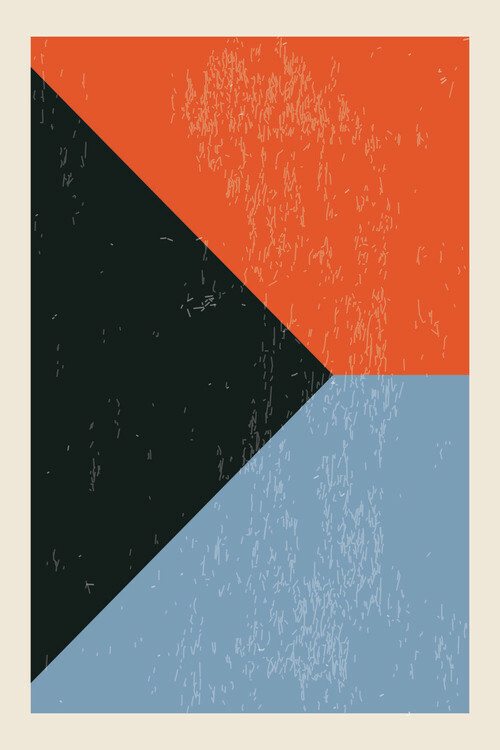 Canvas Print Minimal Abstract Shapes Series #11