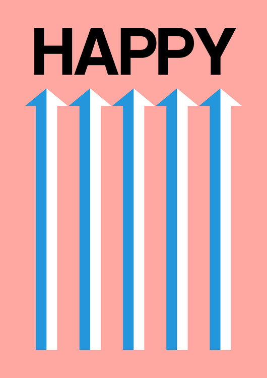 Poster Happy Pink