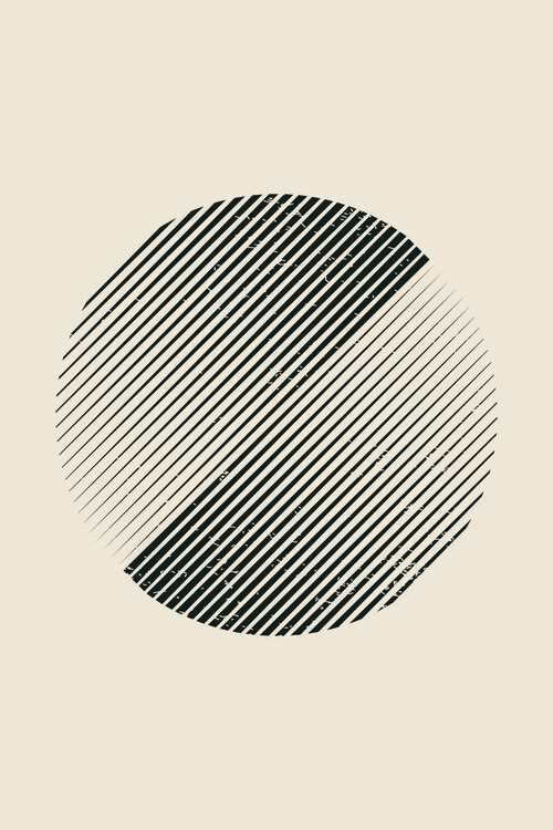 Canvas Print Boho Minimal Shapes #3