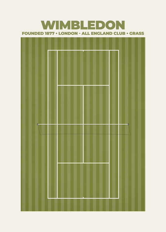 Poster Wimbledon Tennis