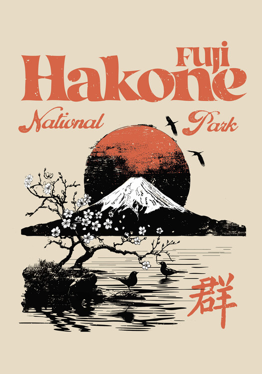 Plakat Fuji Hakone Park