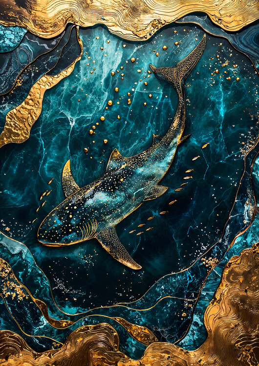 Poster Eternal Wanderer Kintsugi Art