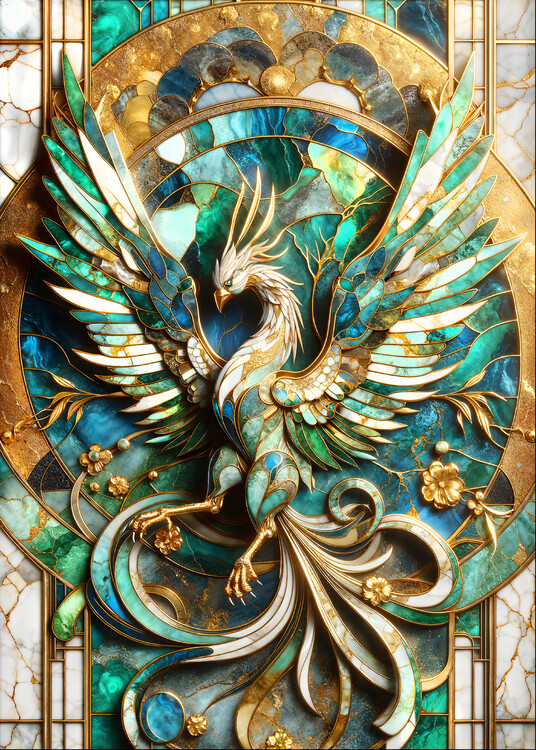 Poster Abstract Phoenix Kintsugi