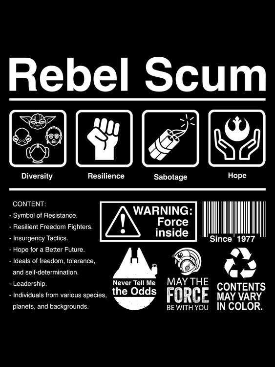 Plakat Rebel scum