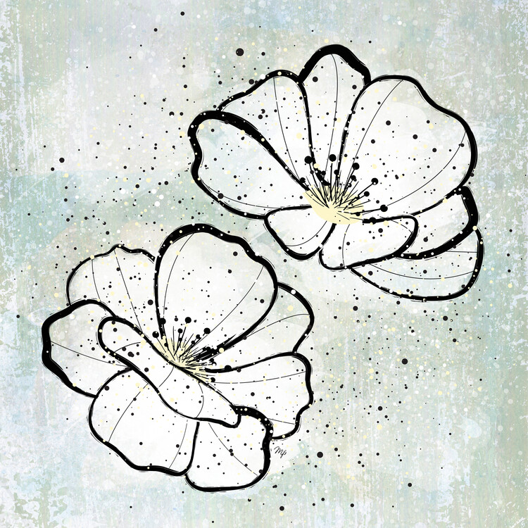 Plakát Mint Blooms Two