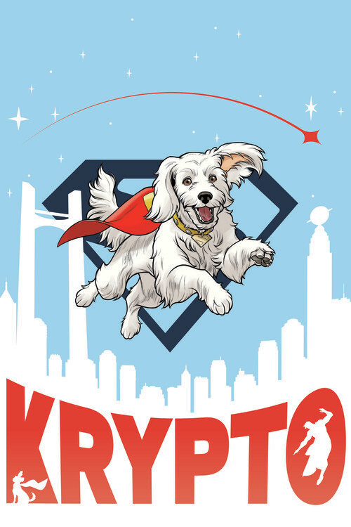 Poster Superman 2025 - Krypto - Cartoon