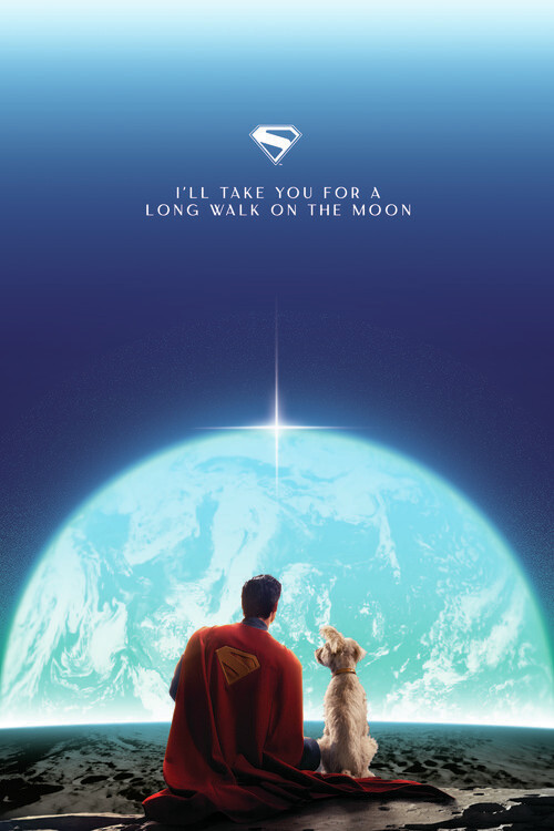 Canvas Print Superman 2025 - Superman and Krypto 2