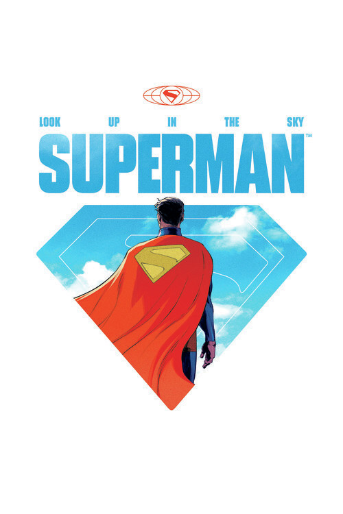 Poster Superman 2025 - Look Up In The Sky