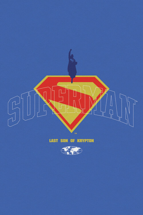 Poster Superman 2025 - Varsity logo