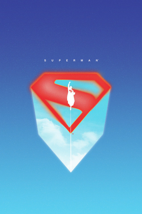 Poster Superman 2025 - Airbrush logo