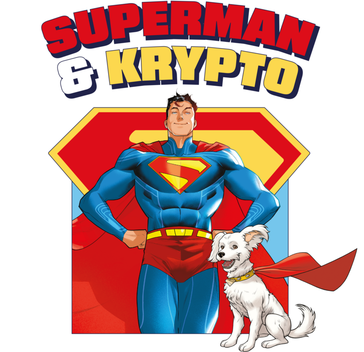 T-shirt Superman 2025 - Superman and Krypto