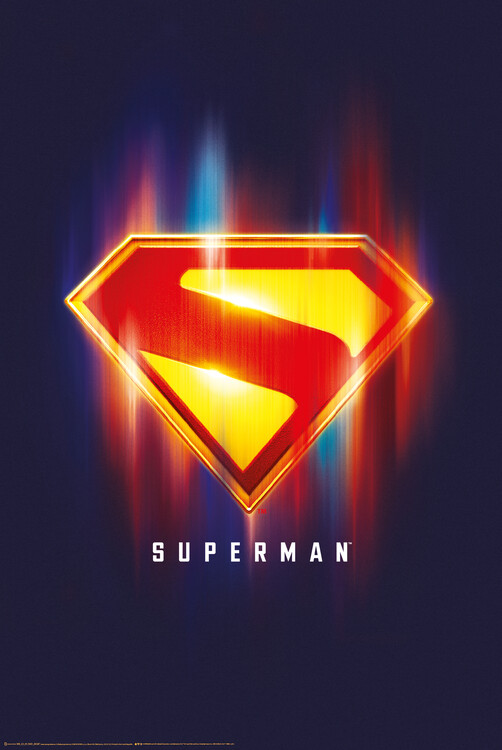 Plakát Superman 2025 - S logo blurred