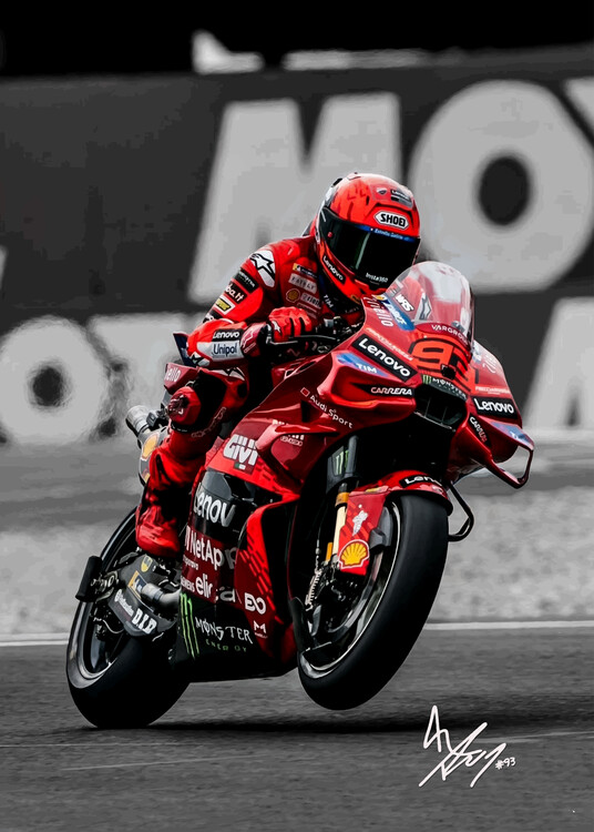 Poster Valentino Rossi – Affiche Moto GP Vintage – Déco Murale Fan – Print Fan Art Store