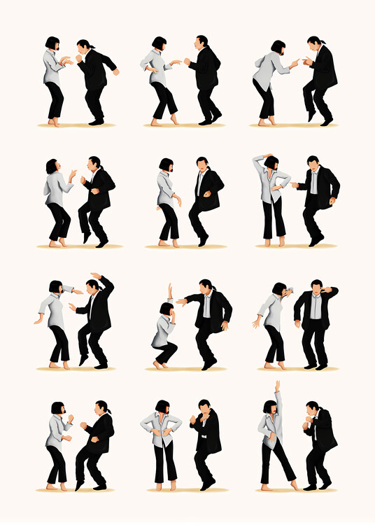 Poster Pulp Fiction Twist Dance