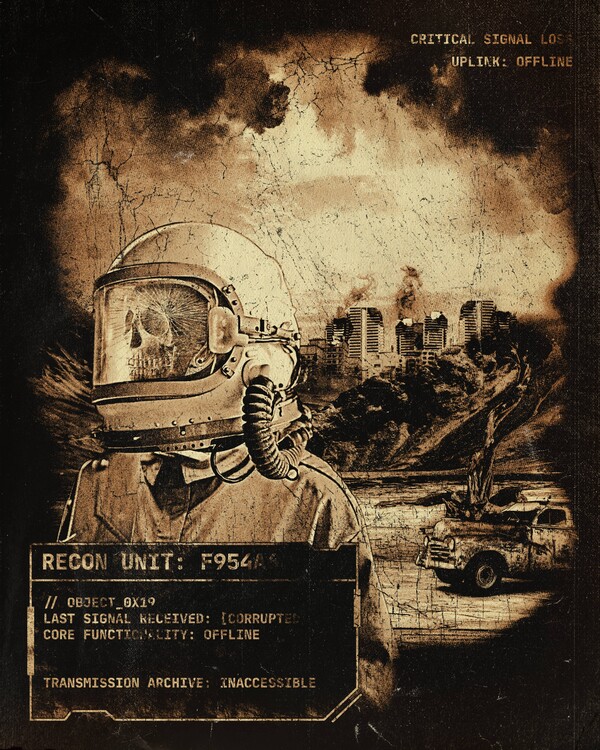 Плакат The Last Signal - Techno-Dystopian Poster