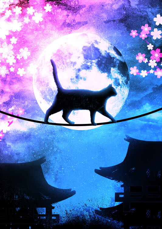 Poster Soul of the Moonlight Cat