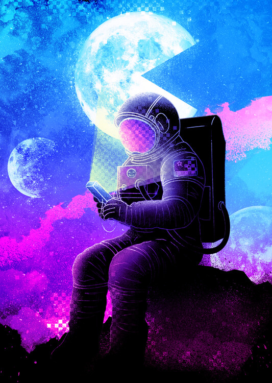 Poster Soul of the Gamer in Space