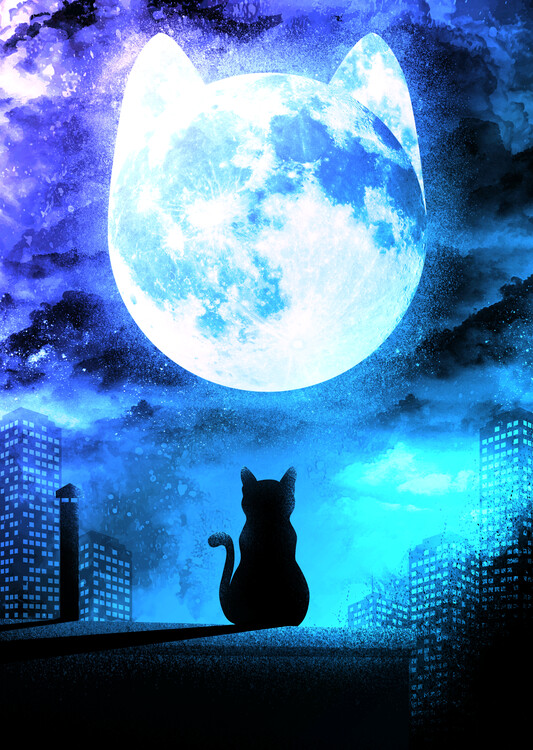 Poster Soul of the Moon Cat