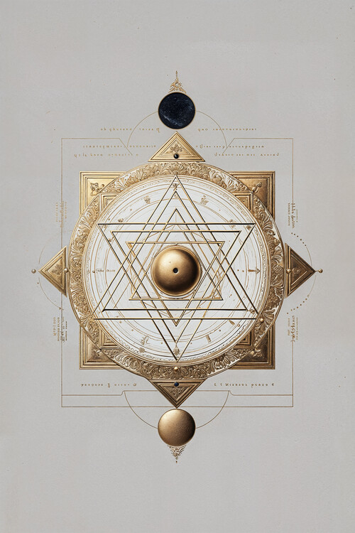 Poster Sacred Geometry Mandala