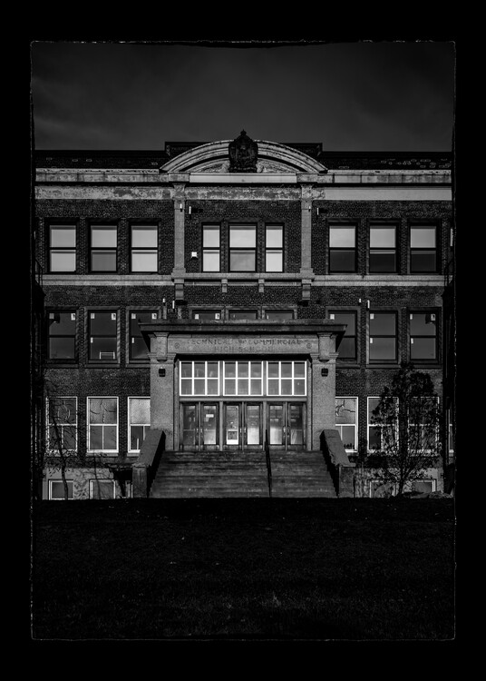 Плакат Port Arthur High School No 1 with Border