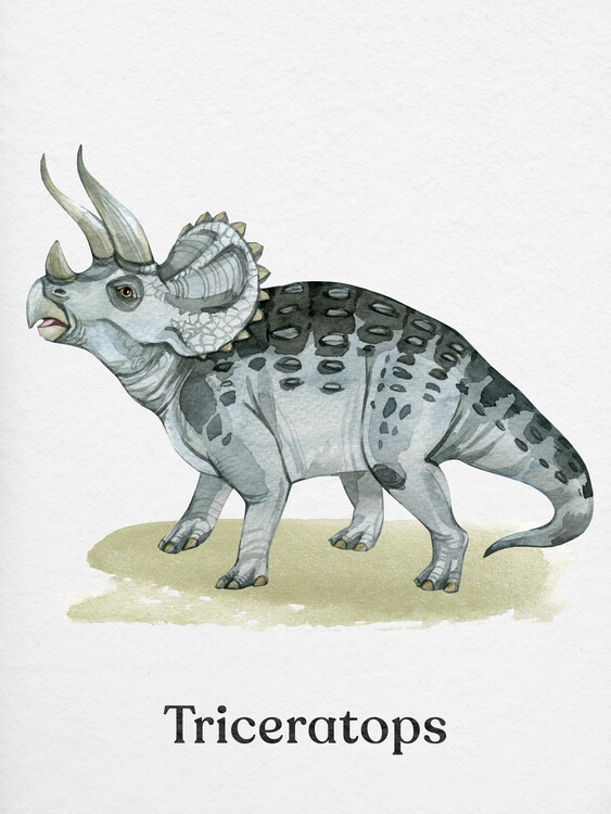 Poster Triceratops