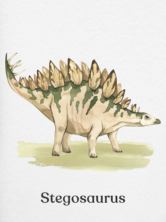 Poster Stegosaurus