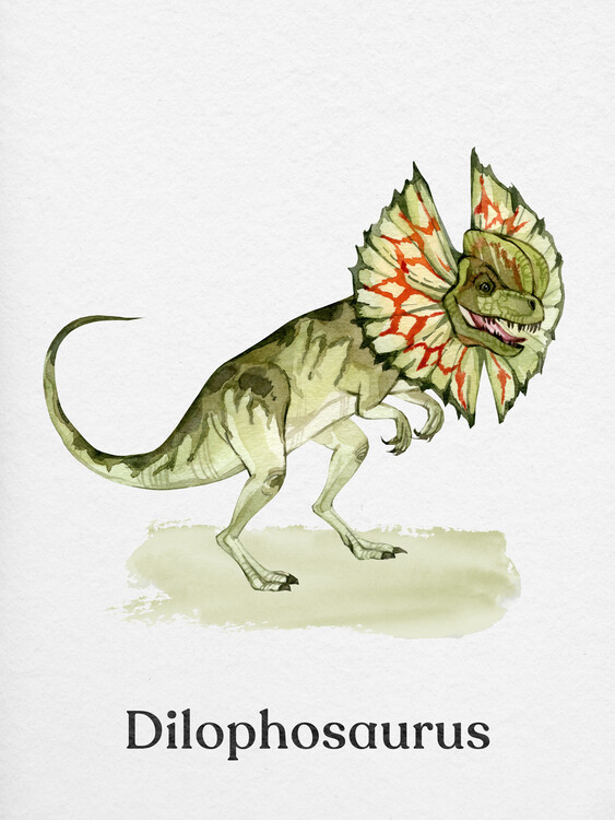 Canvas Print Dilophosaurus