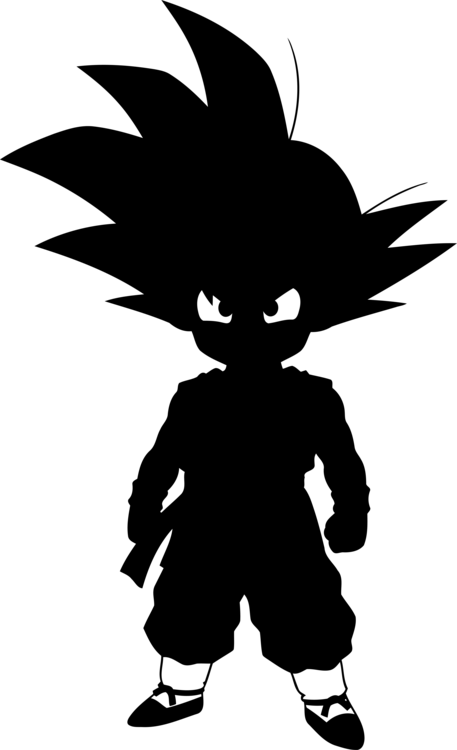 T-shirt Super Saiyan Kid Silhouette - Anime Power Up