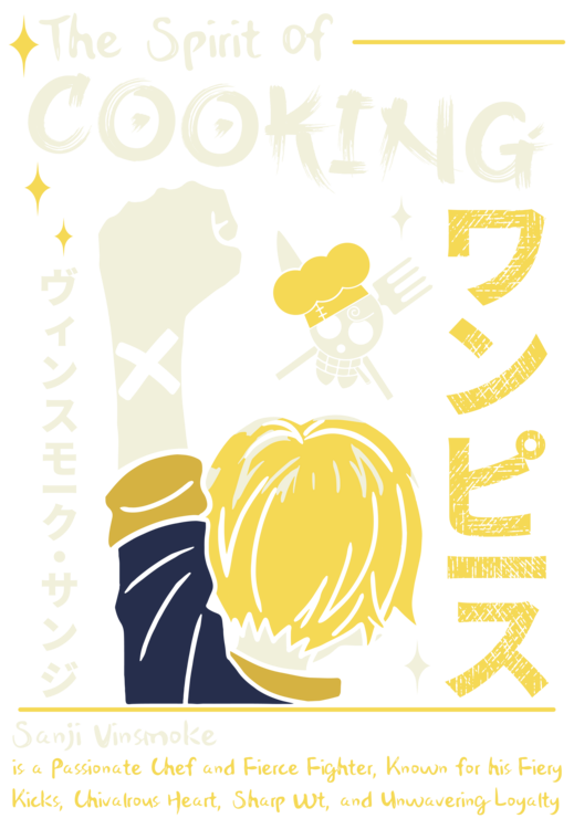 T-shirt Sanji The Spirit of Cooking
