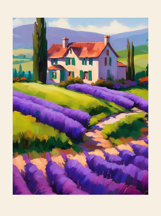 Плакат Lavender at Dusk