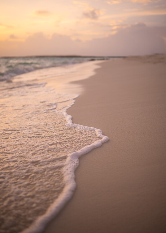 Плакат Maldives, Sunset Beach Photo