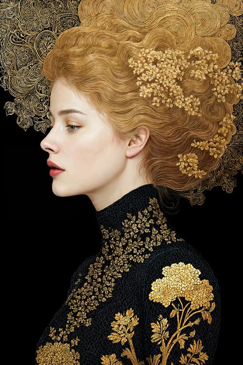 Juliste Baroque Gold Muse