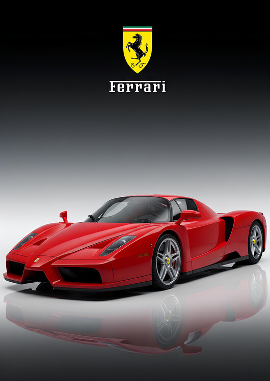 Poster The Ferrari Enzo: A Legend Named After a Legend