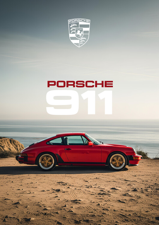 Canvas Print Porsche 911: The Timeless Icon