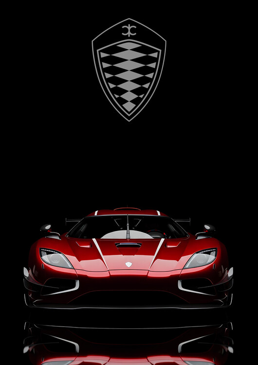Poster Koenigsegg Agera - Premium Swedish Supercar